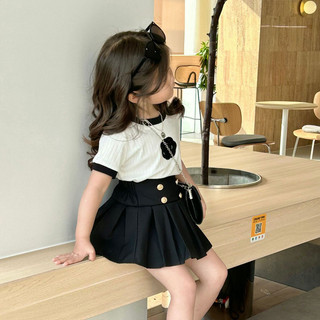 (𝑯𝒂̀𝒏𝒈 𝒄𝒐́ 𝒔𝒂̆̃𝒏 - Ảnh thật) Set Flower Đen cho bé 2-7 tuổi