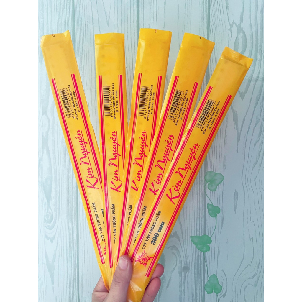 Thước kẻ nhựa cứng Kim nguyên 20cm, 30cm và 50cm hàng chuẩn đẹp