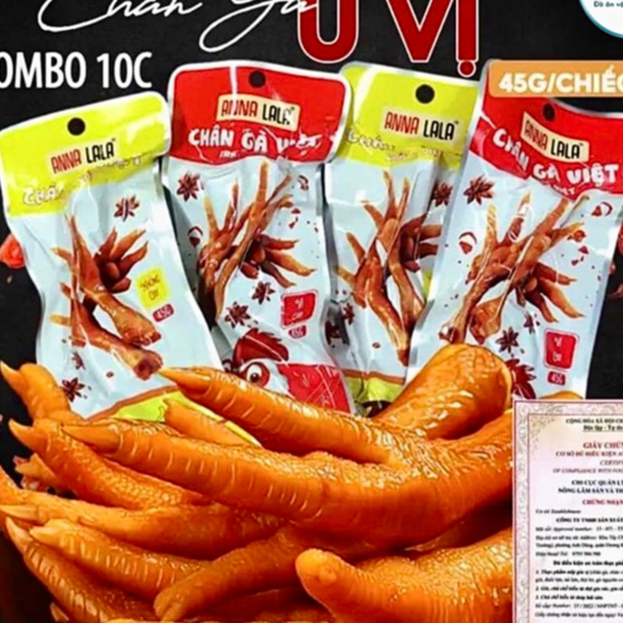 Chân Gà Ủ Vị Siêu Ngon-Anna LaLa 45g