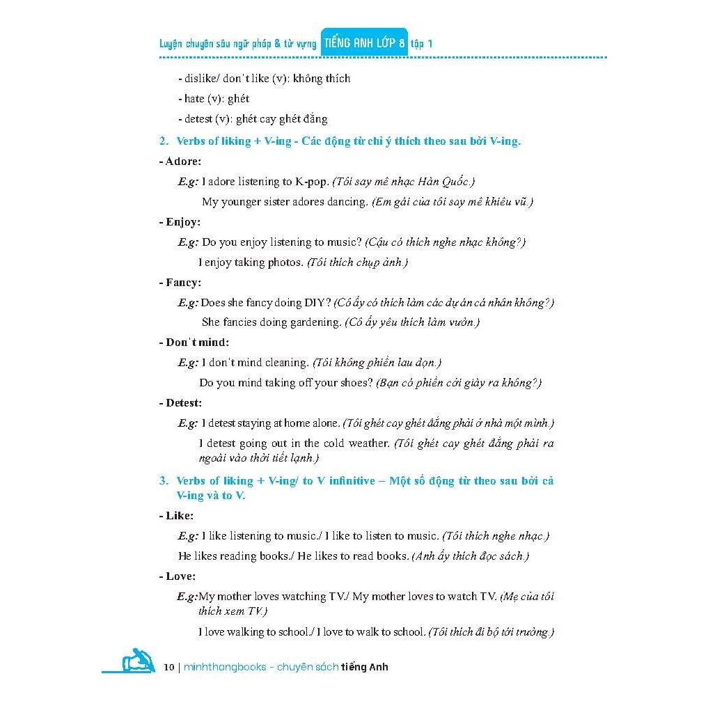 Sách - GLOBAL SUCCESS Luyện chuyên sâu ngữ pháp và từ vựng tiếng anh lớp 8 tập 1