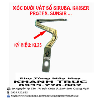 KL25 Móc DƯỚI vắt sổ SIRUBA máy vắt sổ công nghiệp