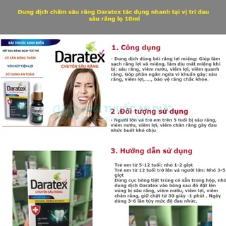 Xịt chống sâu răng cho bé, xịt chống sâu răng Daratex, giảm đau răng, sâu răng, viêm lợi, hôi miệng,mùi thơm thảo dược
