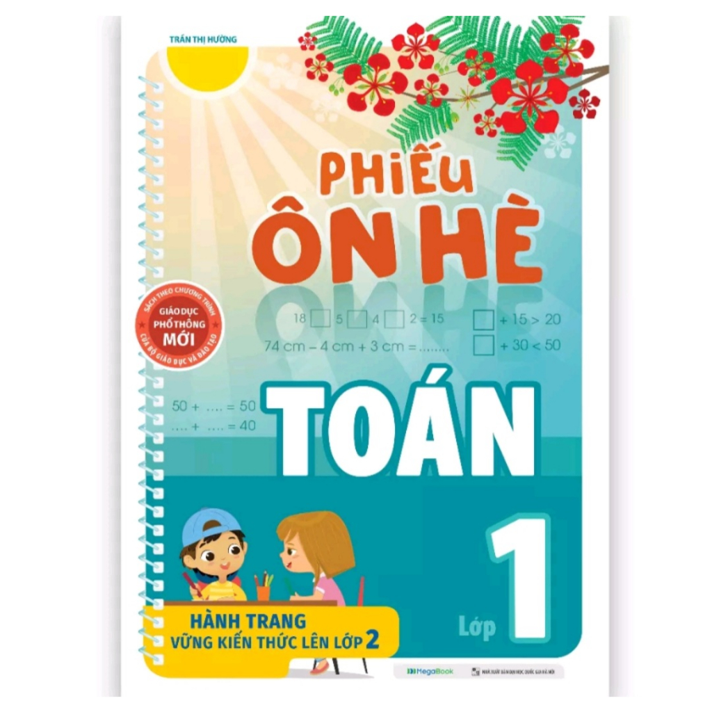 Sách - Phiếu ôn hè Toán lớp 1