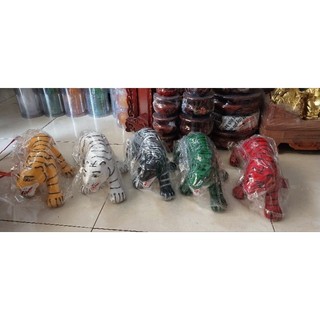 Tượng 5 ông cọp cao 15cm dai 35 cm