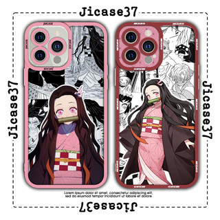 Ốp lưng iphone cạnh vuông JM CASE Demon slayer nhân vật Nezuko 6plus/6s/6splus/7/7plus/8/8plus/x/xs/11/12/pro/max/plus/