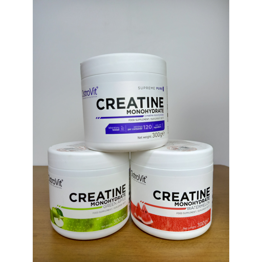 Ostrovit Creatine Monohydrate 300g 120 Lần Dùng - Tăng sức mạnh sức bền cơ bắp