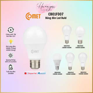 Bóng đèn led bulb comet cb01f003/cb01f005/cb01f007/cb01f009/cb01f012/cb01f015..hàng chính hãng