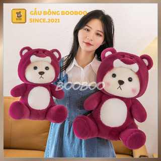 Gấu bông lena cosplay gấu dâu mặc đồ quà tặng cao cấp gấu bông boo boo