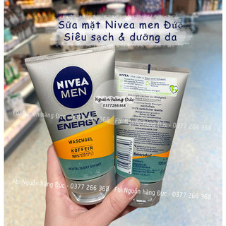 Sữa rửa mặt NIVEA MEN 3in1 Đức - Nguồn hàng Đức