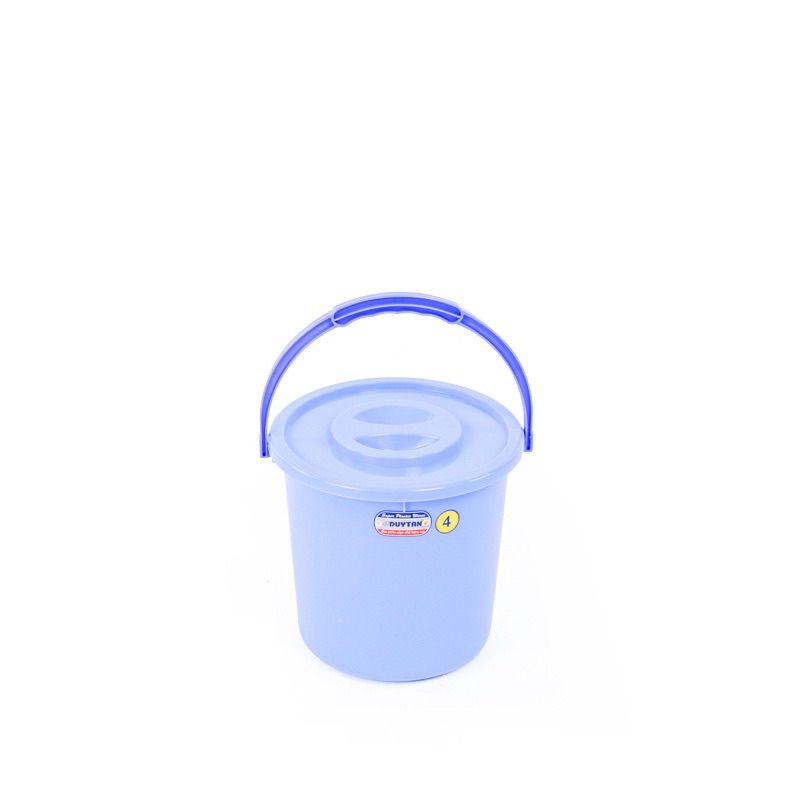 Xô tròn quai có nắp 4L/ 6L/ 8L/ 10L/ 12L/ 14L/ 16L Duy Tân