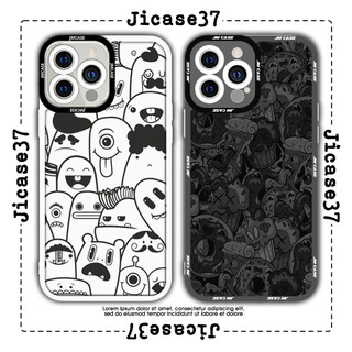 Ốp lưng iphone cạnh vuông JMCase Doodle Art Psychedelic Painting 7/7plus/8/8plus/x/xs/11/12/pro/max/plus/promax