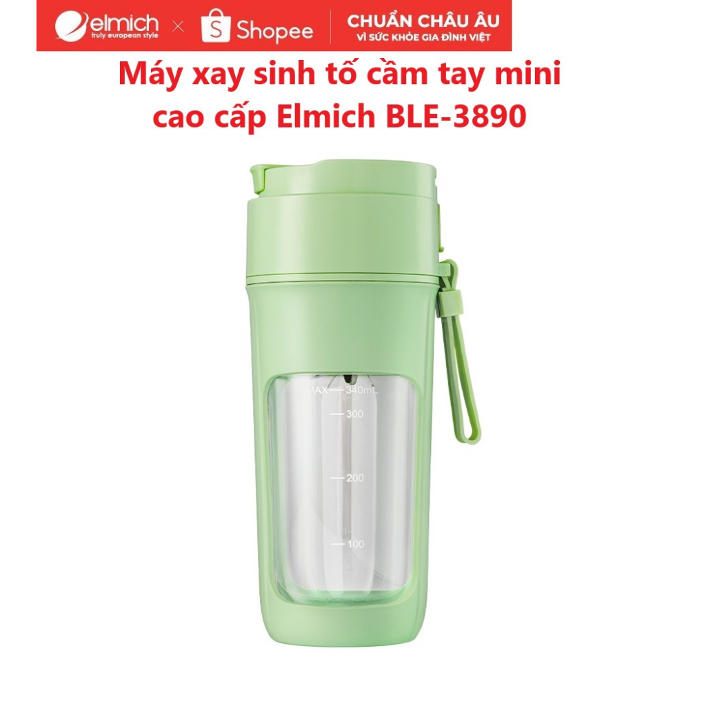 Máy xay sinh tố cầm tay mini cao cấp Elmich BLE-3889/3890