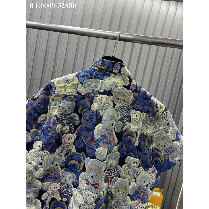 Bộ quần áo nam hàng Quảng Châu chất vải bò thô dày dặn thấm hút mồ hôi