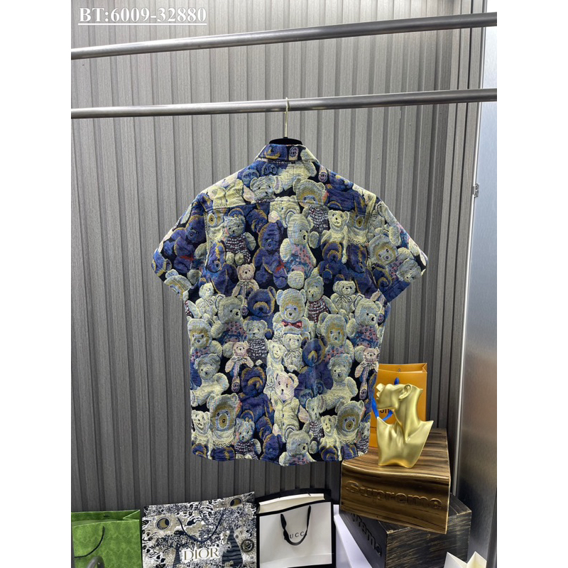 Bộ quần áo nam hàng Quảng Châu chất vải bò thô dày dặn thấm hút mồ hôi