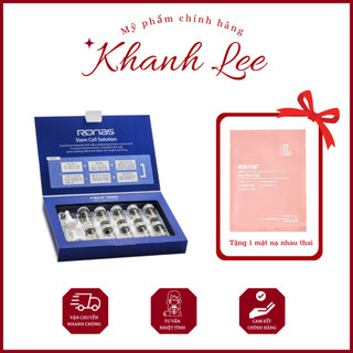 Tế Bào Gốc hỗ trợ sẹo rổ, thâm nám, trắng sáng da Ronas Hàn Quốc - Full hộp