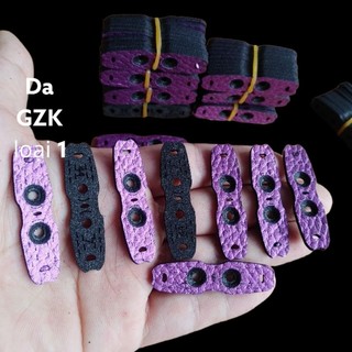 Miếng da ná cao su gzk tím 3 lỗ dày 2.0mm