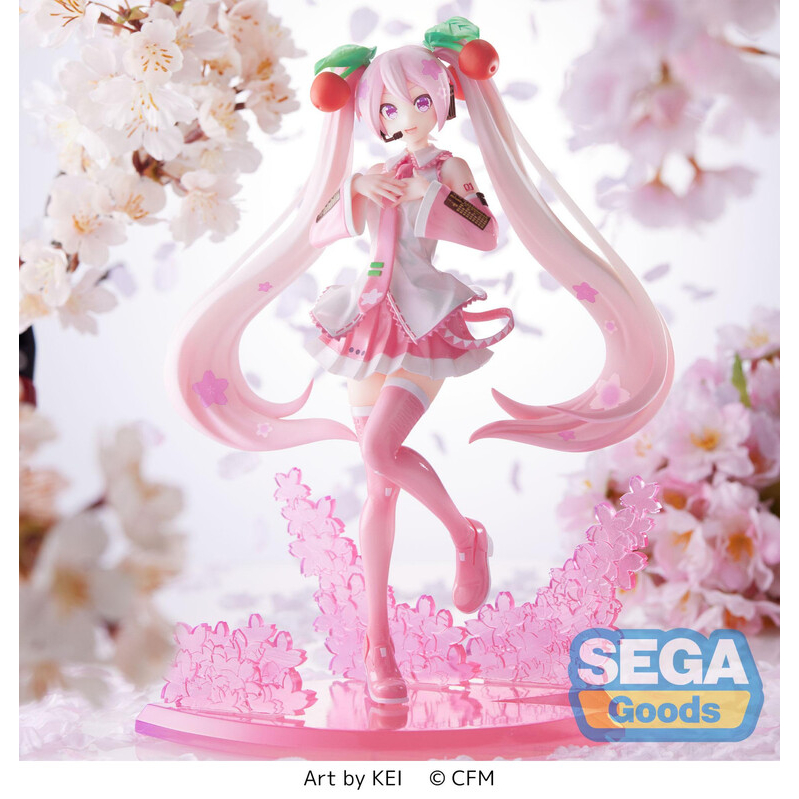 Mô Hình Hatsune Miku - LUMINASTA “SAKURA MIKU” 2023 Chính hãng - 21cm