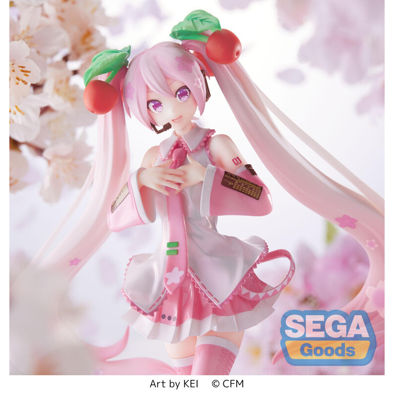 Mô Hình Hatsune Miku - LUMINASTA “SAKURA MIKU” 2023 Chính hãng - 21cm