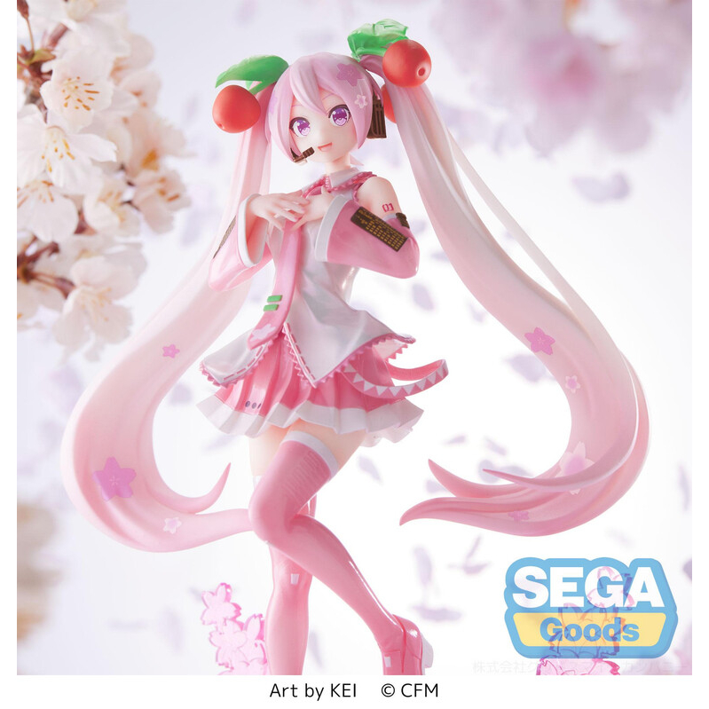 Mô Hình Hatsune Miku - LUMINASTA “SAKURA MIKU” 2023 Chính hãng - 21cm