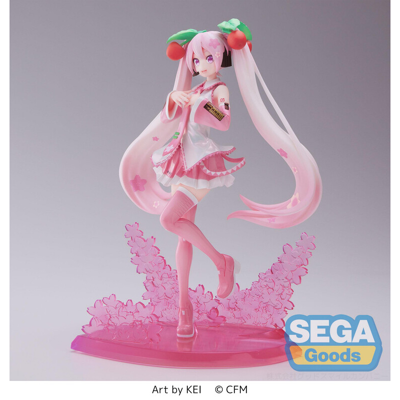 Mô Hình Hatsune Miku - LUMINASTA “SAKURA MIKU” 2023 Chính hãng - 21cm