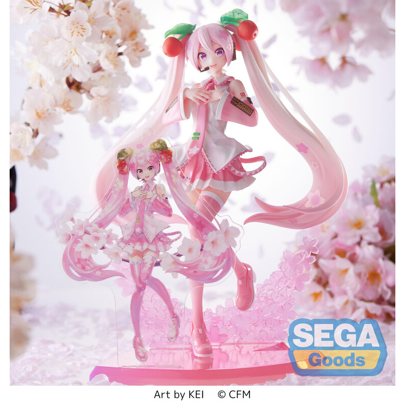 Mô Hình Hatsune Miku - LUMINASTA “SAKURA MIKU” 2023 Chính hãng - 21cm