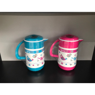 Ca giữ nhiệt, giữ đá (2 lớp) 1200ml  - Hàng Thái Lan (Màu Hồng)