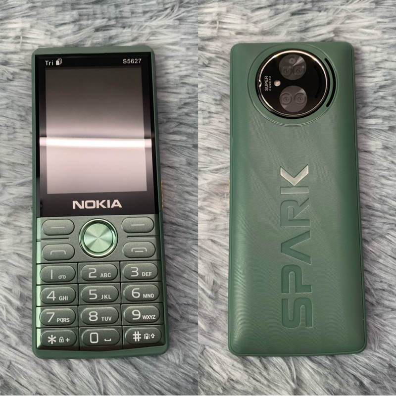 Điện thoại Nokia S5627 - 3sim - Loa to, sóng khoẻ, pin trâu, màn hình to, phím số to - Bảo hành 12 tháng
