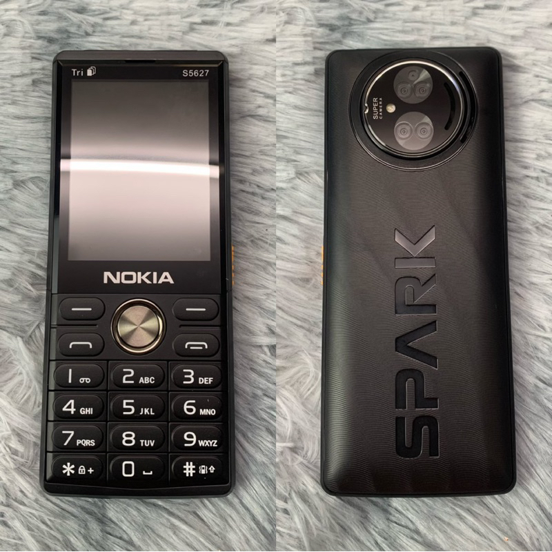 Điện thoại Nokia S5627 - 3sim - Loa to, sóng khoẻ, pin trâu, màn hình to, phím số to - Bảo hành 12 tháng
