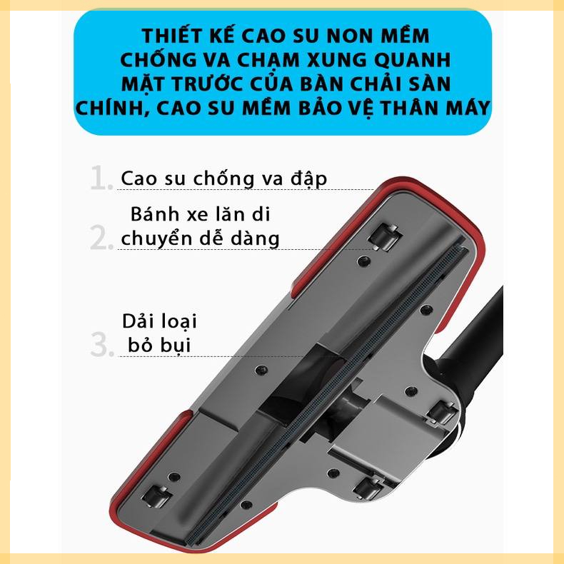 Máy hút bụi không dây cầm tay SOKANY 3377 - Lực Hút Mạnh, Dễ Dàng Di Chuyển Trong Nhà