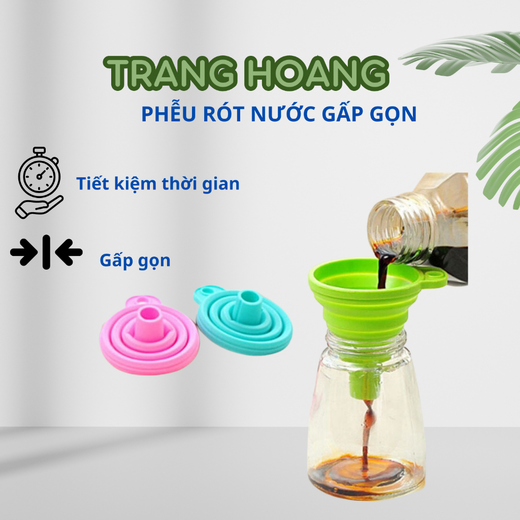 Phễu Silicon Gập Gọn Tiện Lợi