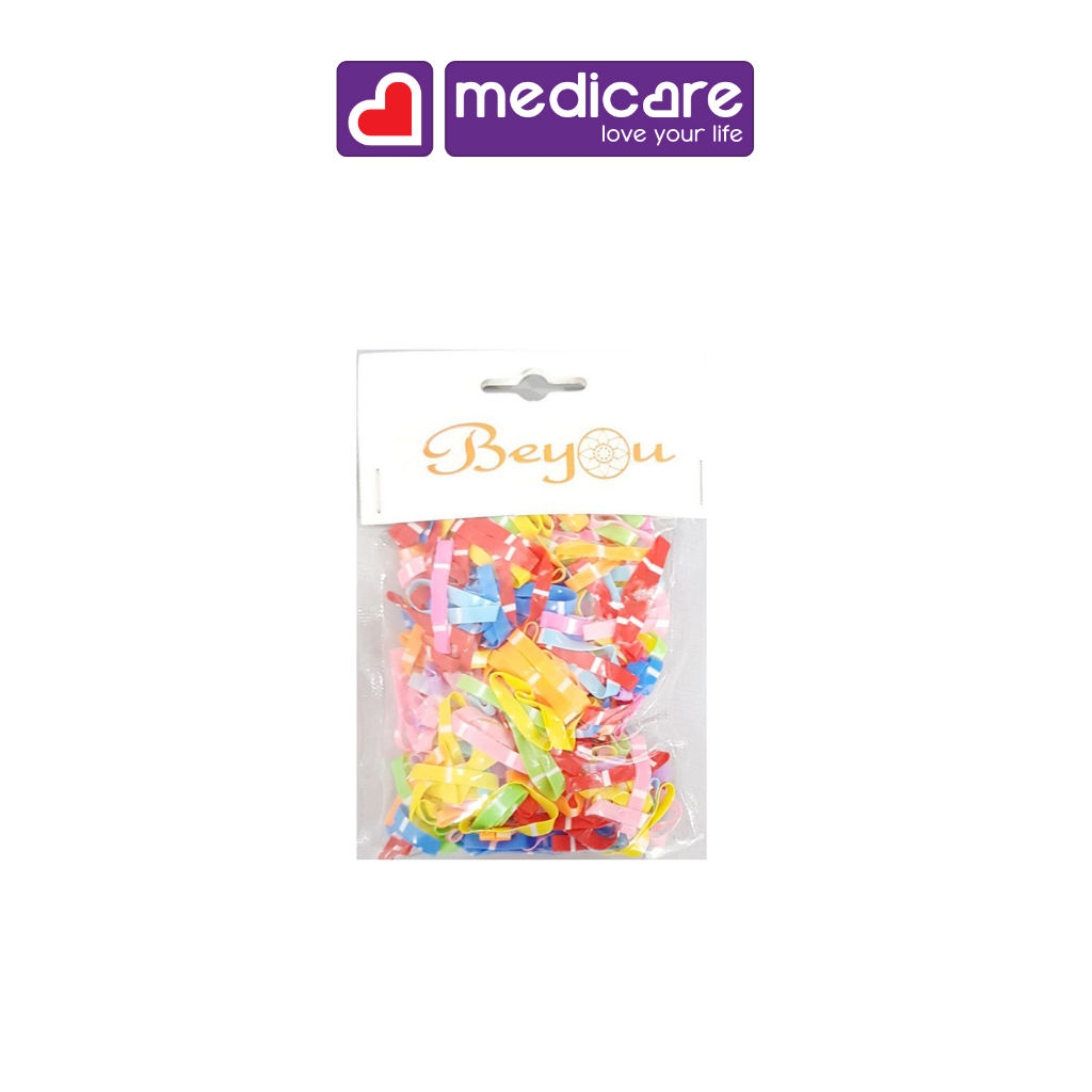 Thun cột tóc nhựa màu