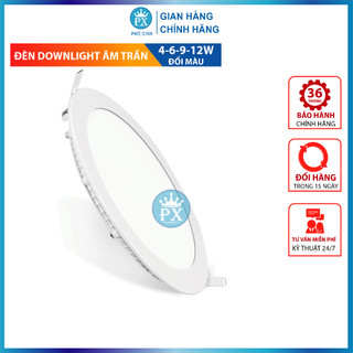 ĐÈN panel LED ÂM TRẦN ( 3 màu) MBD-219X CÔNG SUẤT 4W, 6W, 9W, 12W đèn dowlight