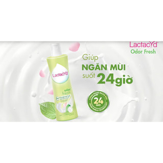 LACTACYD ODER FRESH - LACTACYD TRẦU KHÔNG - DUNG DỊCH VỆ SINH TRẦU KHÔNG - 250ML
