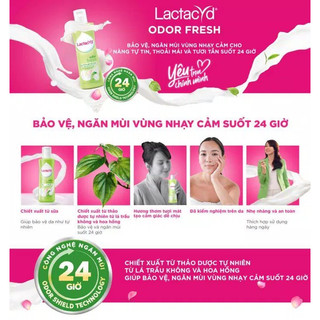 LACTACYD ODER FRESH - LACTACYD TRẦU KHÔNG - DUNG DỊCH VỆ SINH TRẦU KHÔNG - 250ML
