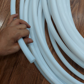 1m Ống Teflon ống PTFE phi 9, 10, 12, 14, 16, 20, 9.6, 12.7, 15.88, 19.05 chịu nhiệt kháng acid, kiềm, dung môi