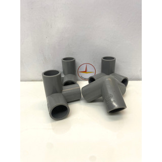 Co góc 3 hướng, cút 3 nhánh, co 3 nhánh, tê ngã 3 nhựa pvc 21, 27, 34_cbn