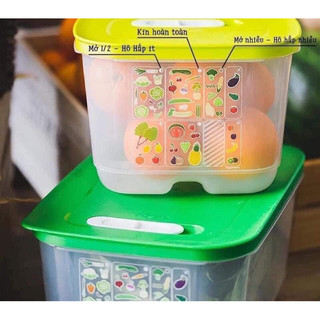 Hộp trữ mát Tupperware Ventsmart 1.8L - Hàng chính hãng