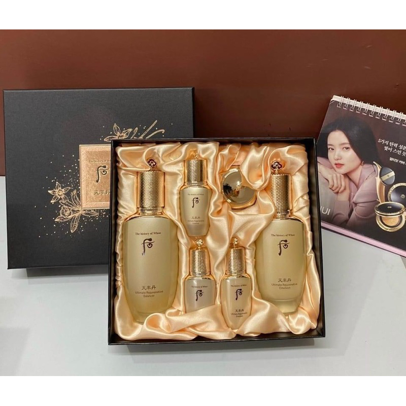 Set hoa hồng sữa whoo utimate