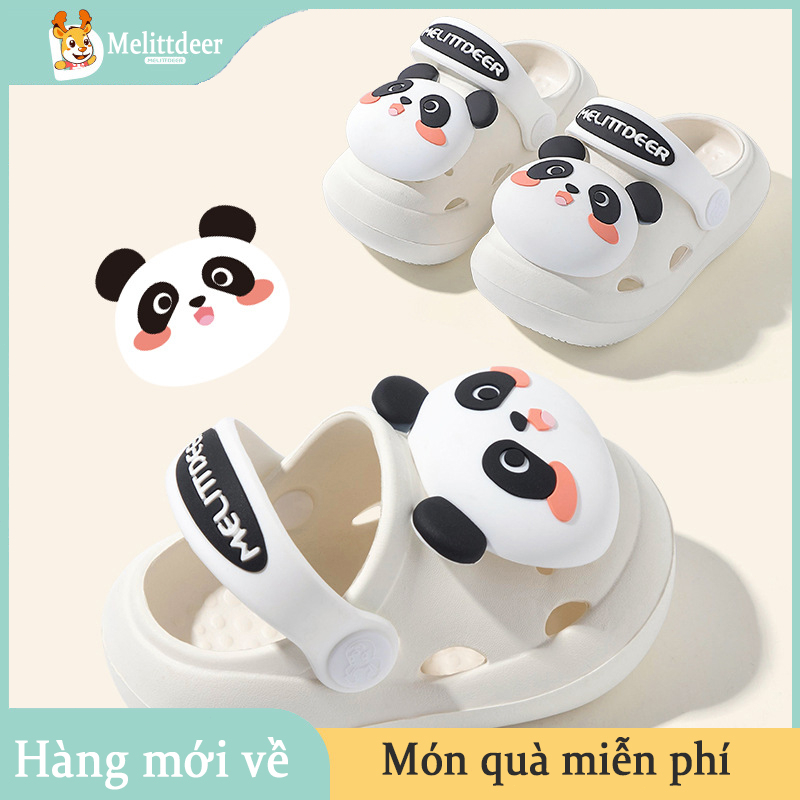 dép cho bé Melittdeer Gấu trúc dễ thương Món quà miễn phí