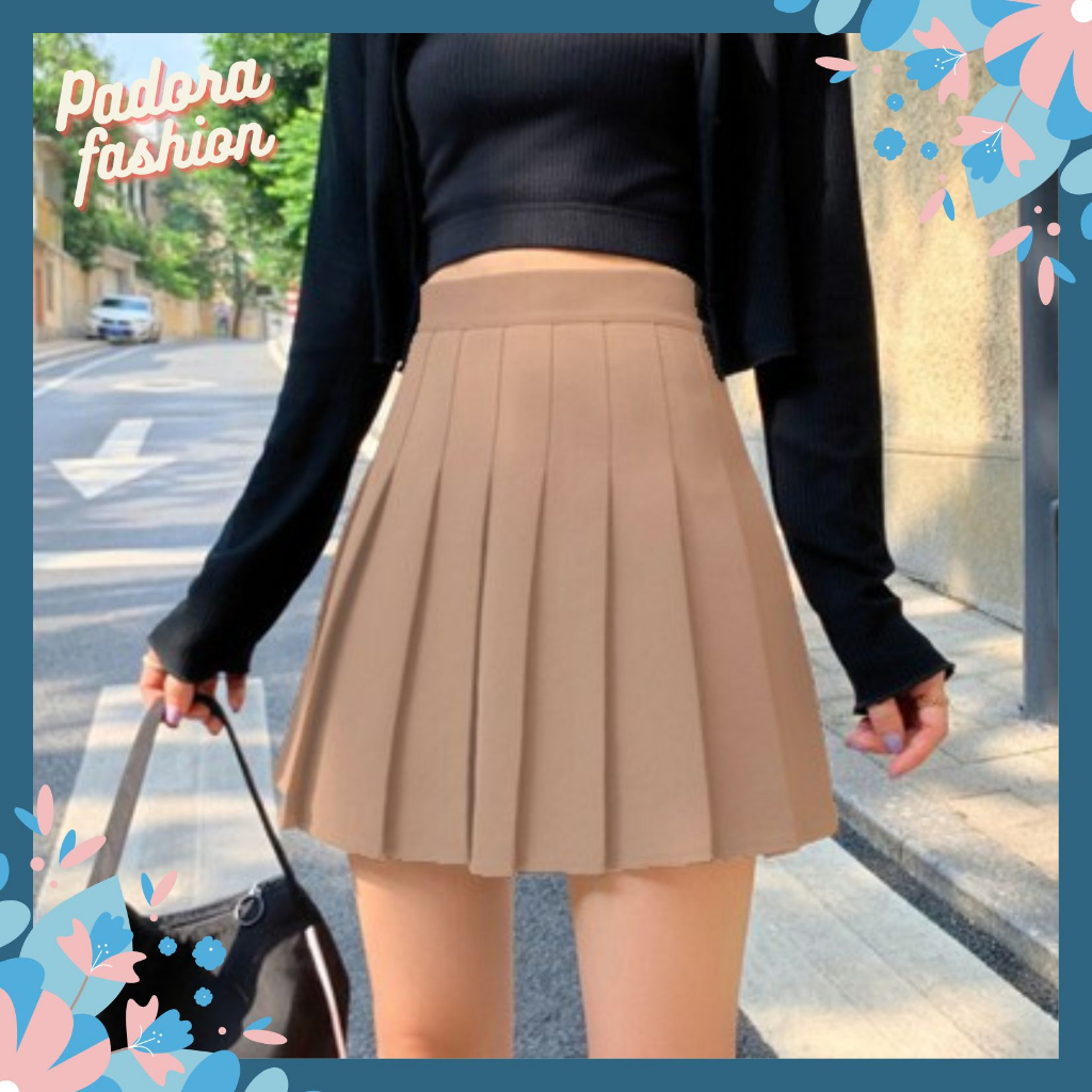Chân váy Tennis váy xếp ly hàng QC đẹp Padora-CVTennis