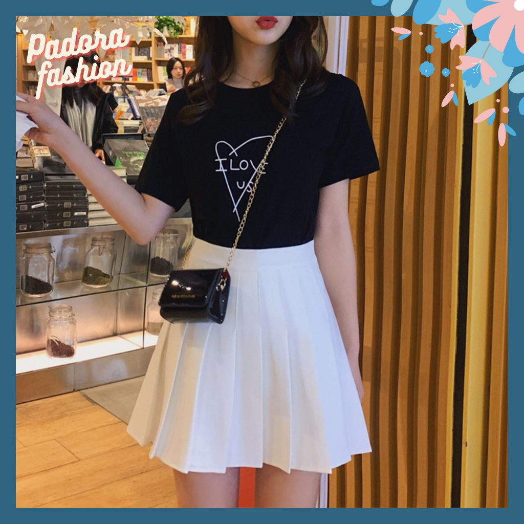 Chân váy Tennis váy xếp ly hàng QC đẹp Padora-CVTennis