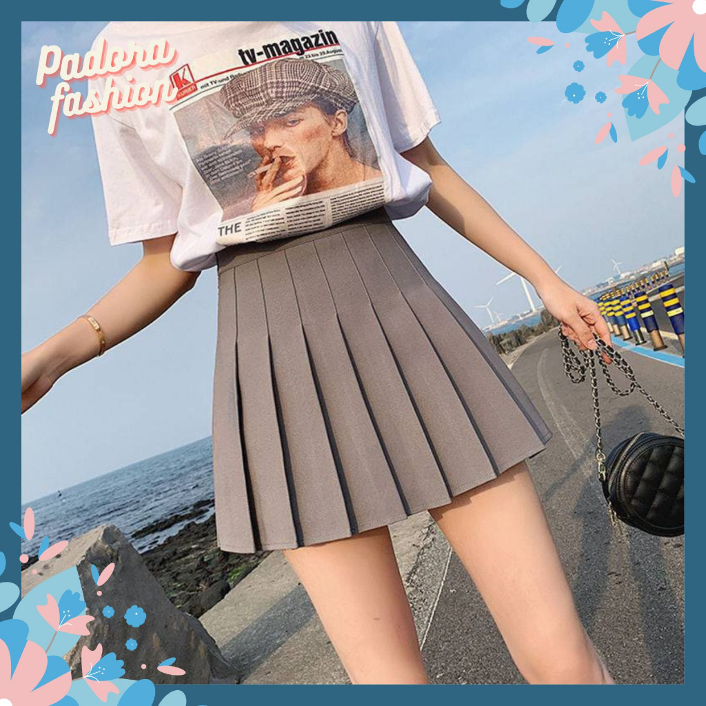 Chân váy Tennis váy xếp ly hàng QC đẹp Padora-CVTennis