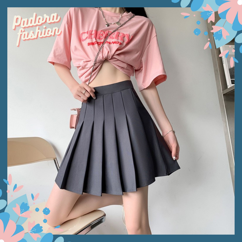 Chân váy Tennis váy xếp ly hàng QC đẹp Padora-CVTennis