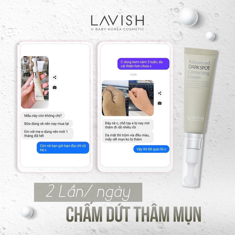 Kem Giảm Thâm,Nám,Tàn Nhang - Lavish H Baby