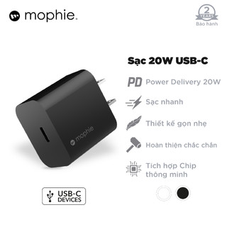  Mophie GaN Củ sạc nhanh PD 20W 30W 35W 40W tương thích IP 17 đến IP 6 Series | Công nghệ GaN II | Bảo hành 2 năm 