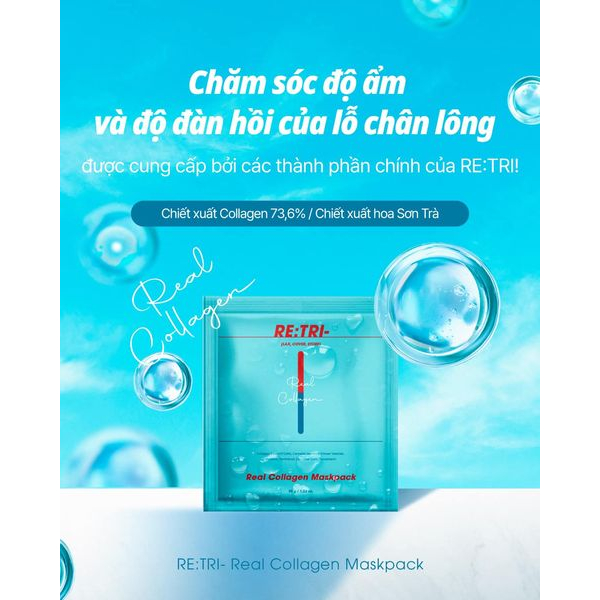 Mặt Nạ Collagen và Exosome RE:TRI