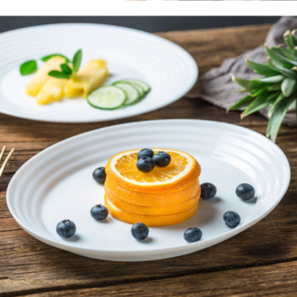 Đĩa  thủy tinh bầu dục Luminarc Harena 23cm N5806 | Hàng chính hãng