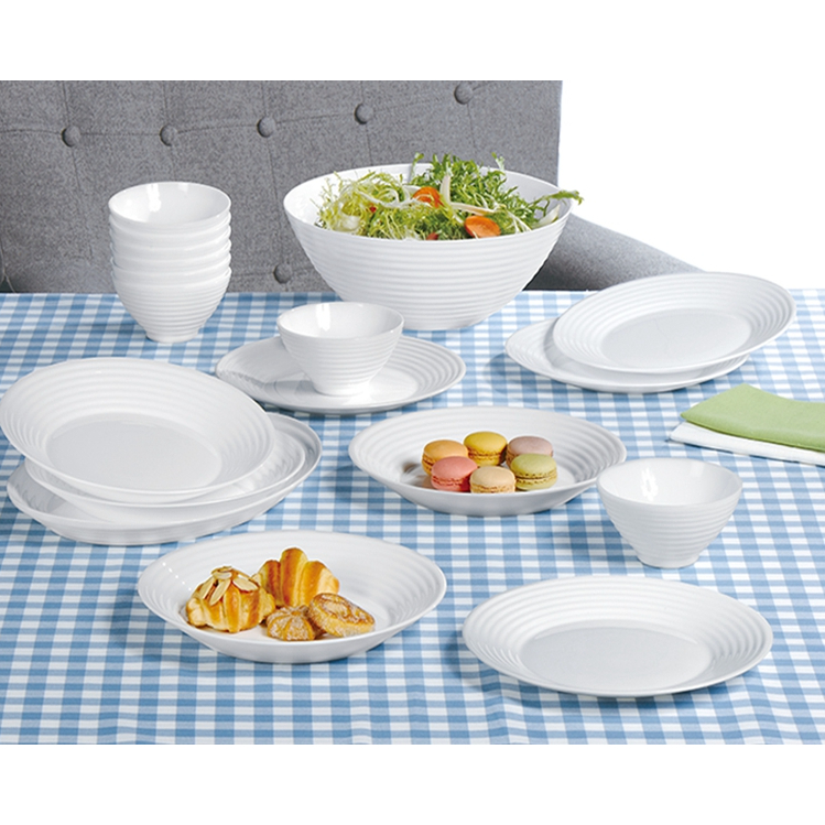 Đĩa  thủy tinh bầu dục Luminarc Harena 23cm N5806 | Hàng chính hãng