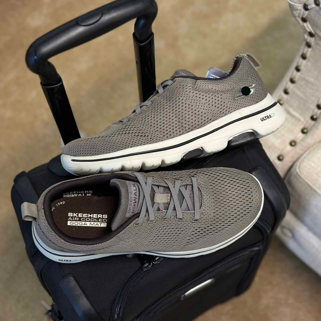 Giày Thể Thao Nam Go Walk 5-Warwick Mens Slip-on Chính Hãng 216065 - Size 40 41 42 43 - Sấu Vui Vẻ