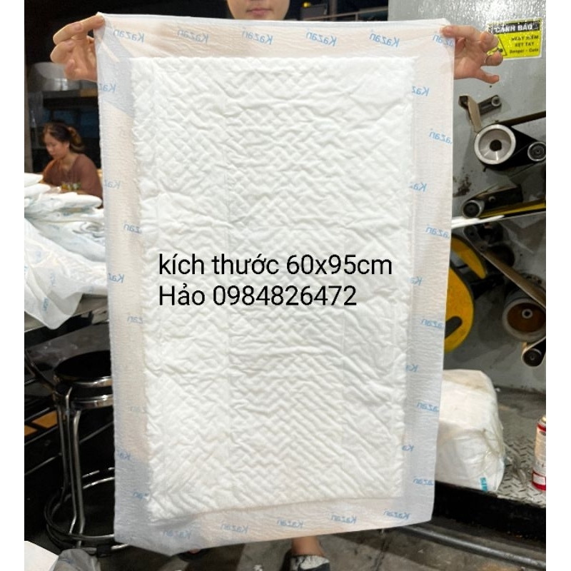 Tấm lót y tế 10 miếng size XL 60x95cm dùng cho bệnh nhân phụ nữ sau sinh người già